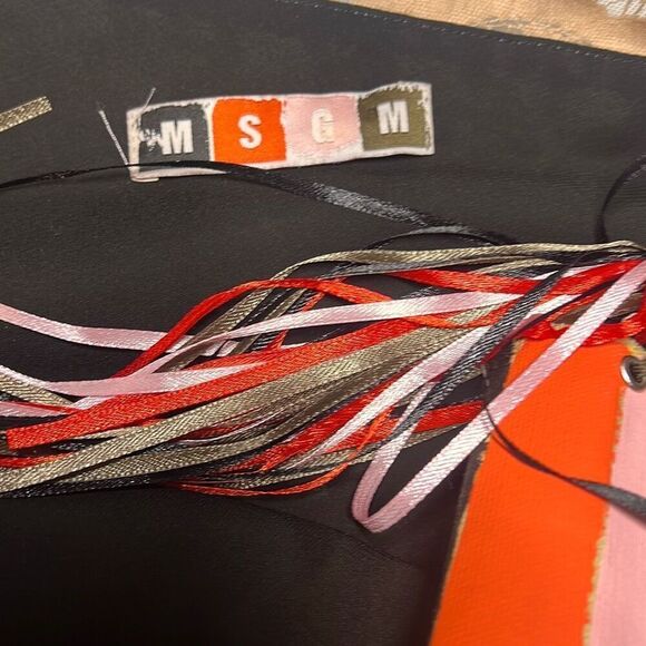 NWT MSGM One-Shoulder Lace Beige Dress (018) - Picture 11 of 16